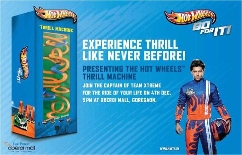 Hot Wheels enters into Guinness Book of World Records, Creates Thrill Machine