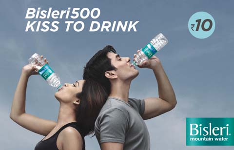 “Kiss to Drink” campaign launched by Bisleri
