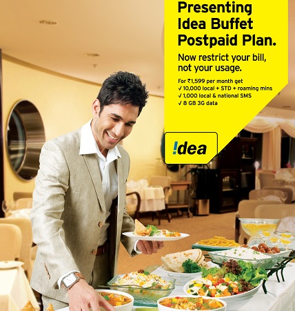 ‘Buffet Plan’ for post paid customers launched by Idea Cellular