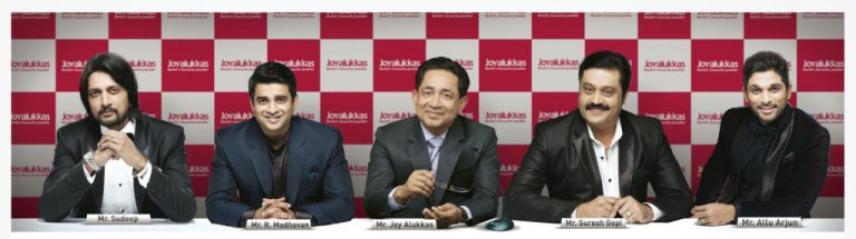 Joyallukas Group signs R Madhavan, Suresh Gopi, Sudeep and Allu Arjun as Brand Ambassadors