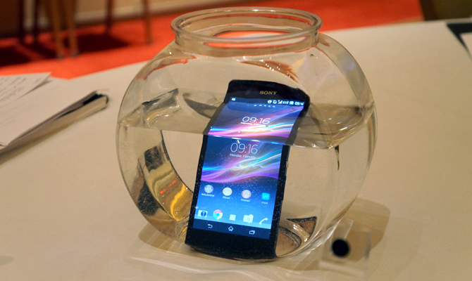 Sony unveils XperiaZ smartphone at Consumer Electronics Show 2013