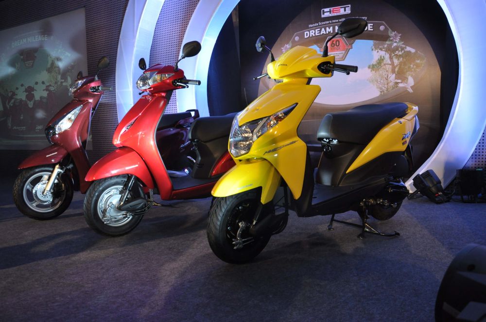 Honda Introduces Three New Scooter Variants With Het Technology