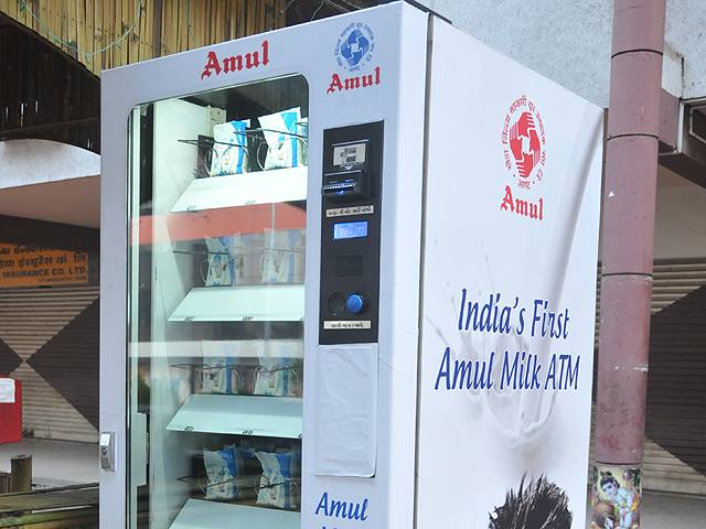 Amul Dairy launches India’s first milk ATM