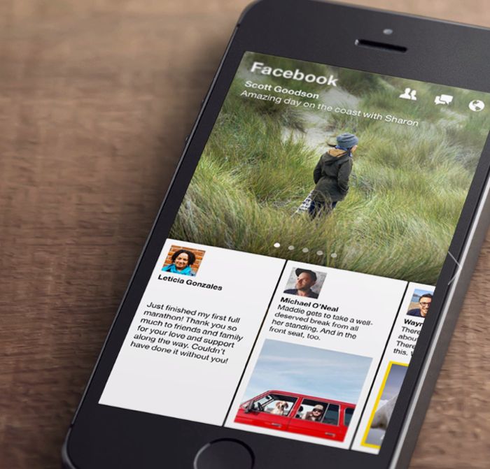 Facebook unveils new online newspaper app called “Paper”