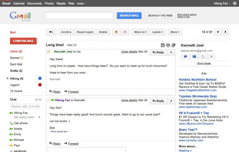 Google soon to give a new user interface to web version of Gmail: Reports