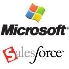 Microsoft makes a push into Internet “cloud”, partners with Salesforce.com
