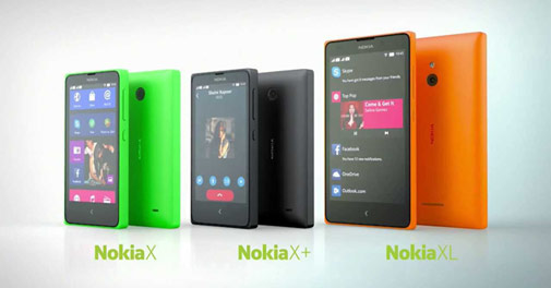 Microsoft rolls out Nokia X series Android Phones
