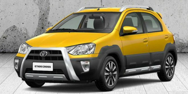 Toyota launches its new cross hatchback the Etios Cross