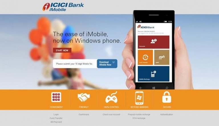 ICICI Bank launches ‘iMobile’ mobile banking app for Windows phones