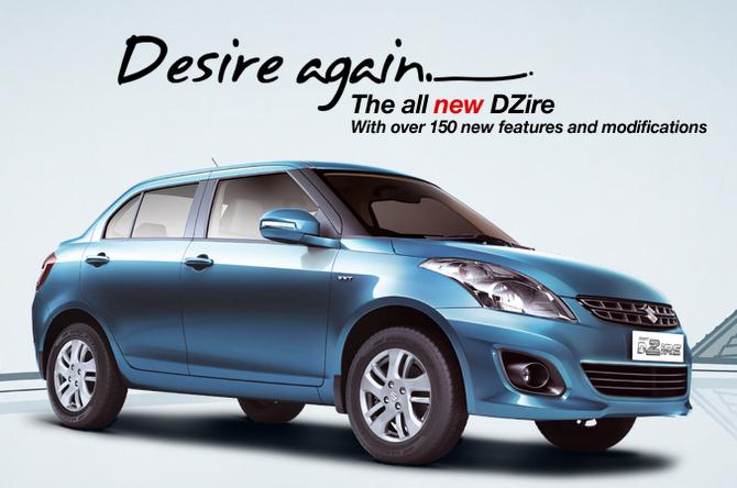 Maruti DZire becomes the largest selling car in India out placing Alto