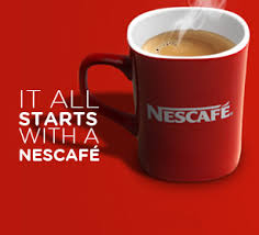 Nescafe is going with a refreshed theme globally