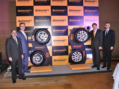 Continental Introduces New Premium Car Tyre Lines in India