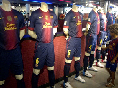 Barcelona, Manchester City and Real Madrid sports apparel brands in India