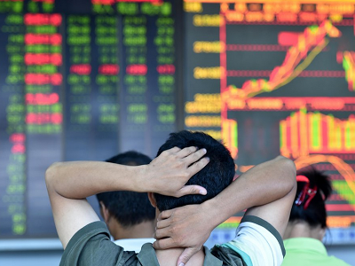 Chinese stocks plunge facing major one-day loss in 8 years