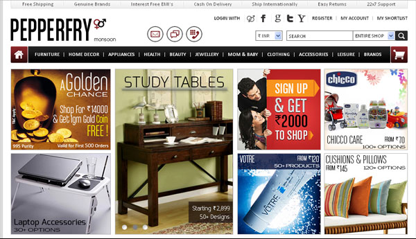 Case Study: Pepperfry is the largest online furniture portal in India !