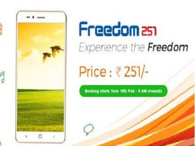 Freedom 251, the Cheapest Smartphone is Official