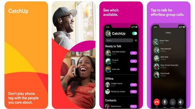 CatchUp: The new group calling app by Facebook