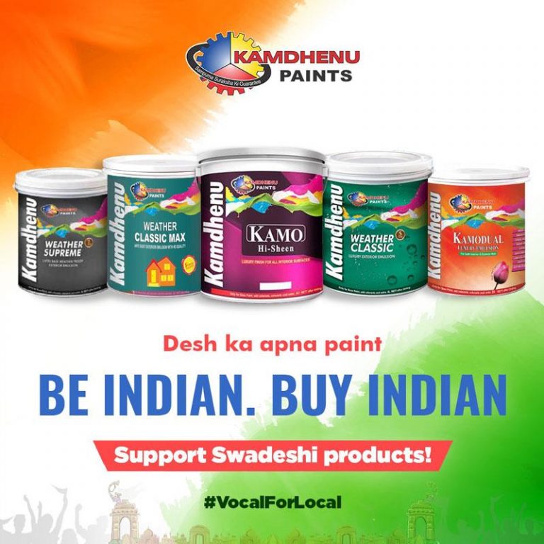 “Be Indian Buy Indian”:  Vocal for Local campaign launched by Kamdhenu Paints