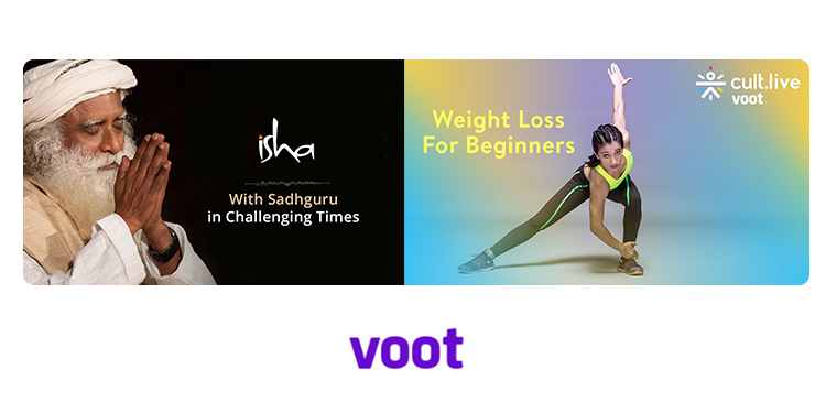VOOT partners with Cult. Fit & Isha Foundation