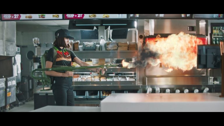 Burger King France created an Airline Video to highlight its safety measures