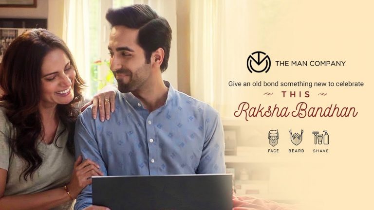 Ayushmann Khurrana featured in The Man Company’s Raksha Bandhan Ad
