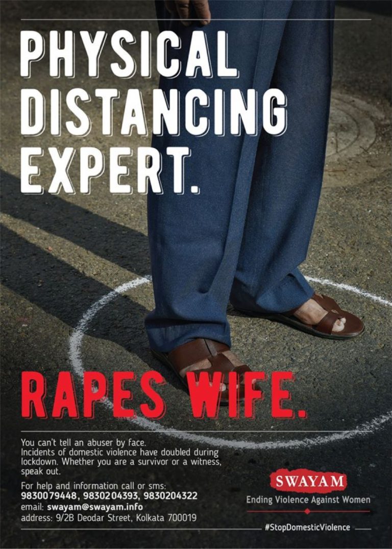 Swayam’s campaign highlights different forms of domestic violence amid COVID-19.