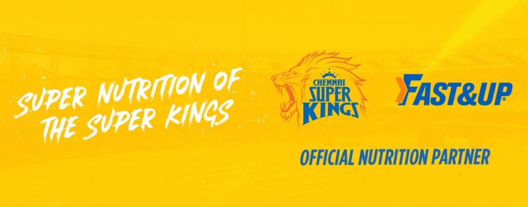 Fast&Up becomes the official nutrition partner for Chennai super kings