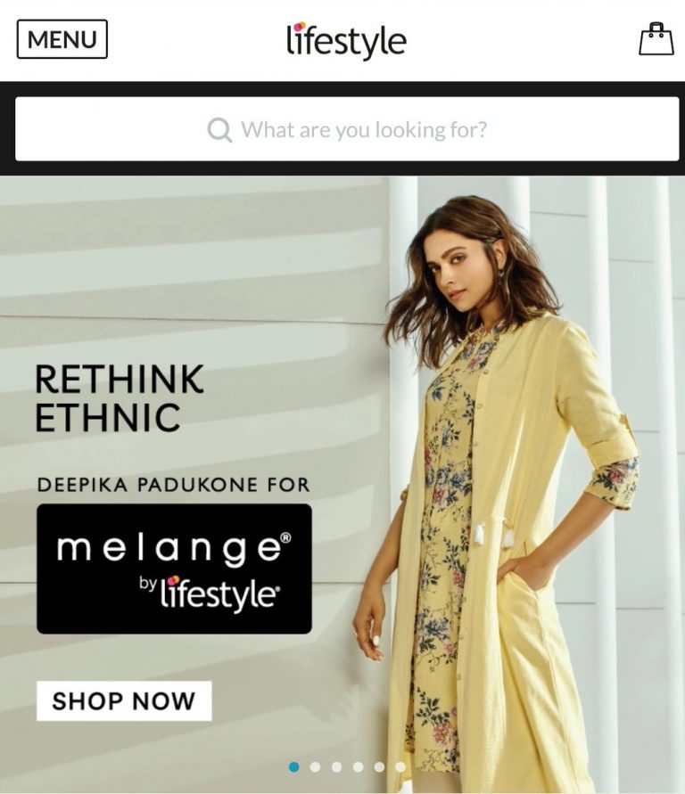 Melange by Lifestyle chooses Deepika Padukone as their Brand Ambassador