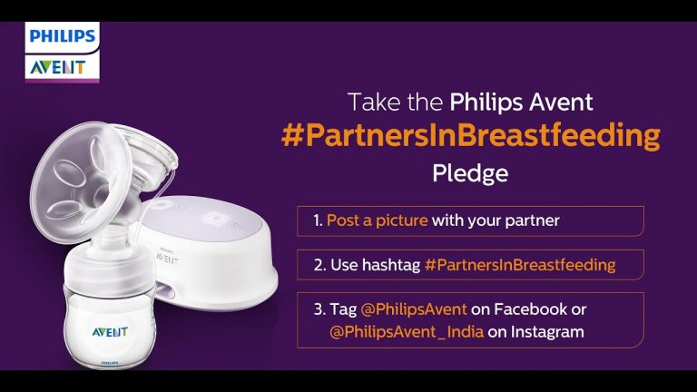 #PartnersInBreastfeeding campaign by Philips on Co-parenting