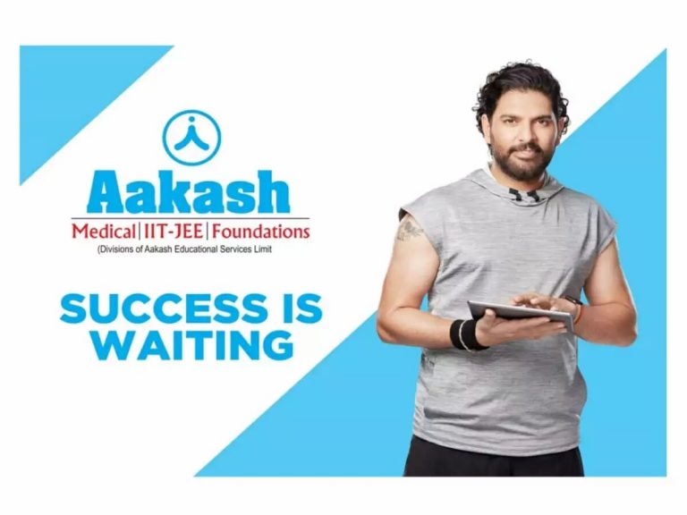 Yuvraj Singh signed as the new brand ambassador of Aakash Educational Services