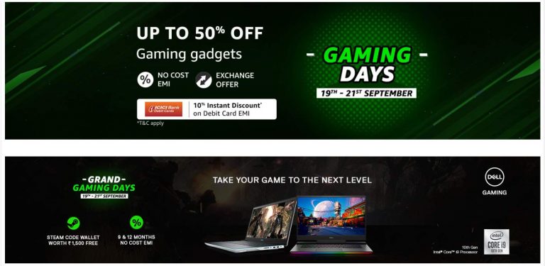 Amazon India back with the ‘Grand Gaming Days’