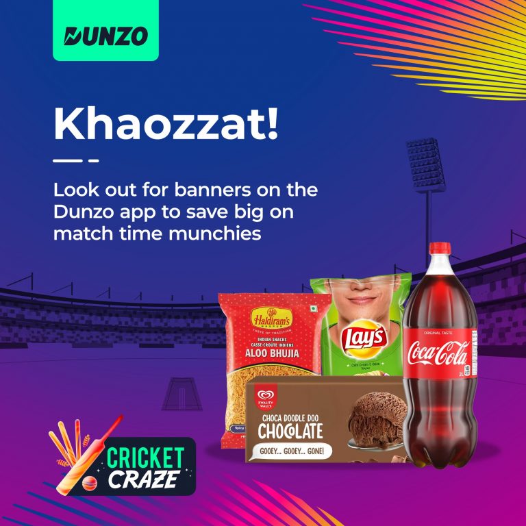 Dunzo takes home the “games arena” IPL 2020