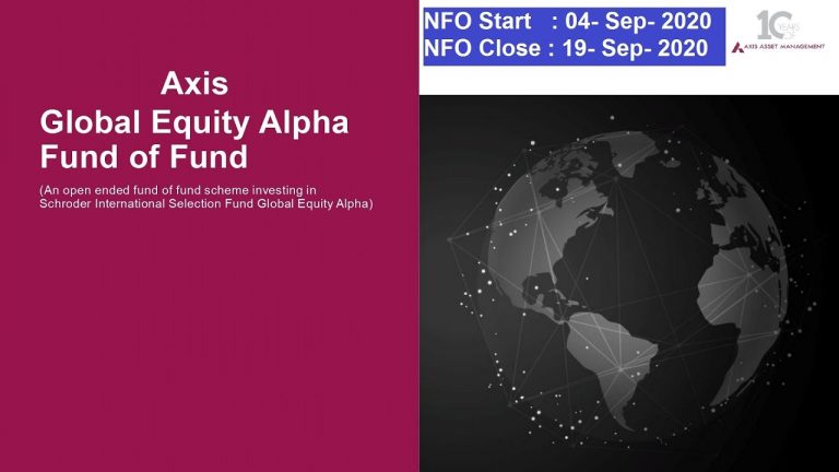 Subscription for Axis Global Equity Alpha FoF is open