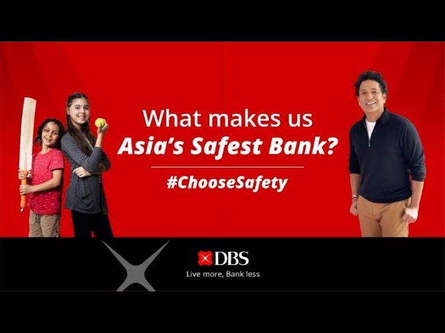 #ChooseSafety campaign by DBS bank features Sachin Tendulkar