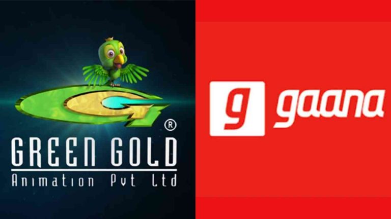 Gaana partners with Green Gold Animation