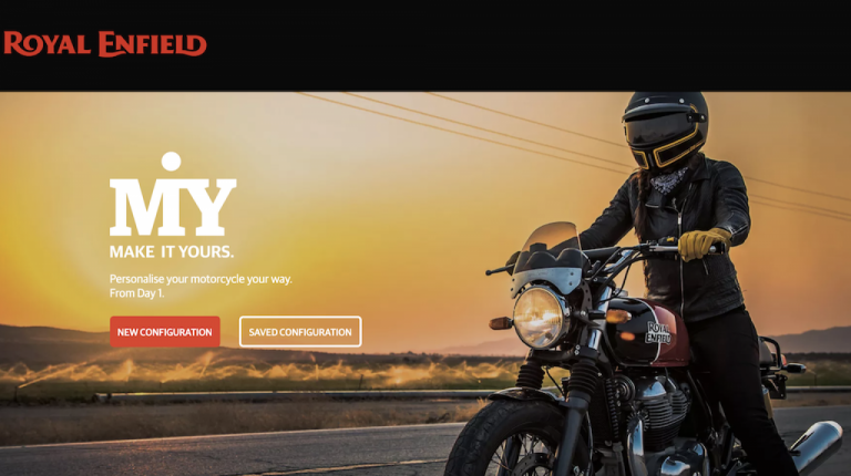 ‘Make It Yours’: Personalization app by Royal Enfield