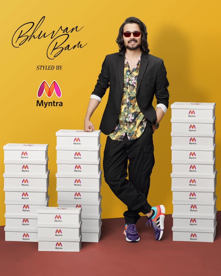 Bhuvan Bam rolled in as a new brand ambassador of Myntra