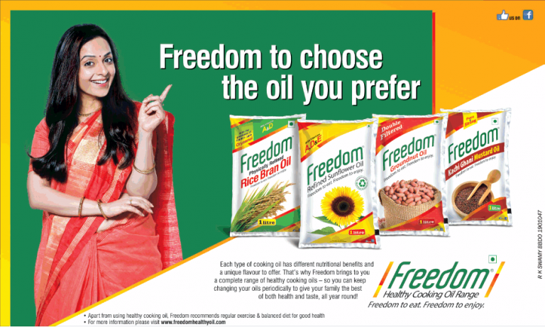 Campaign to spread awareness about Adulteration in edible oils by Freedom Cooking Oil