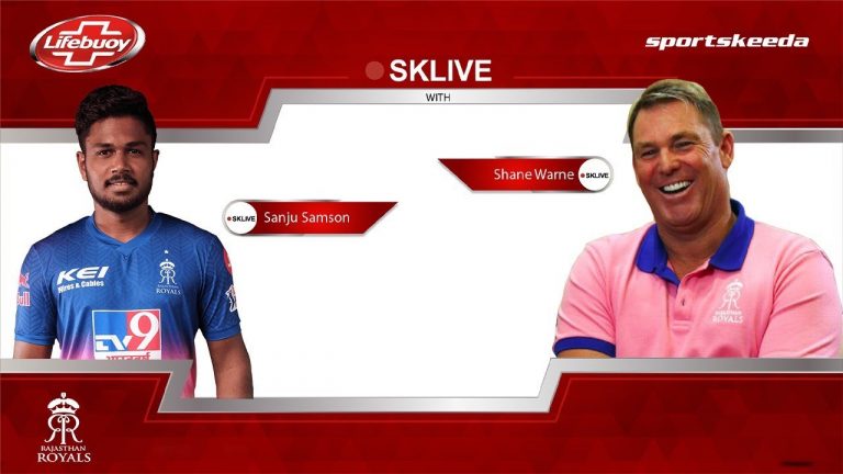 SKLive interview sponsored by Lifebuoy features Shane Warne and Sanju Samson