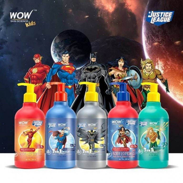 Wow skin science in association with Warner Bros launches personal care products