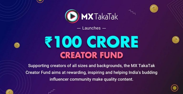 MX Taka Tak promulgates Creator Fund to support the content creator