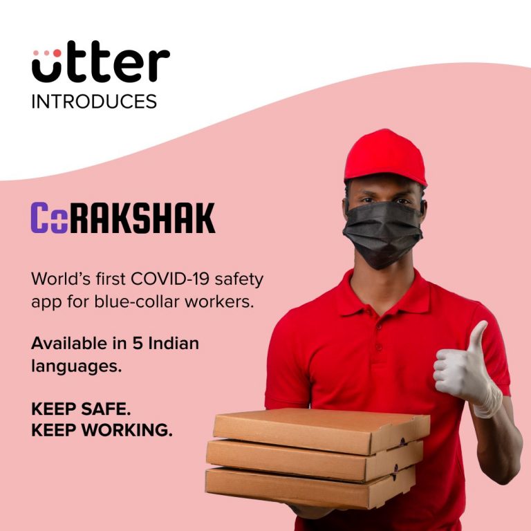 To counter the second wave of COVID-19 Utter announces the launch of “Co-Rakshak” app