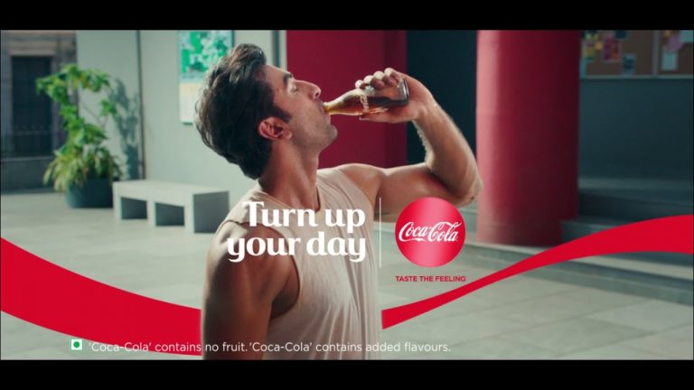 Ranbir Kapoor’s new Coca-Cola ad, “turn up the day” for a group of Bharatanatyam dancers