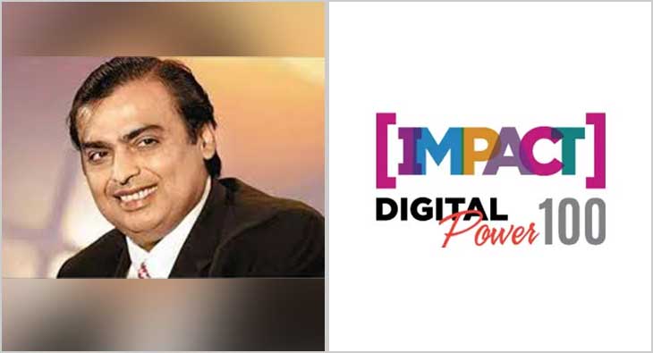 Mukesh Ambani bags 1st place in Impact Digital Power 100 Tech list