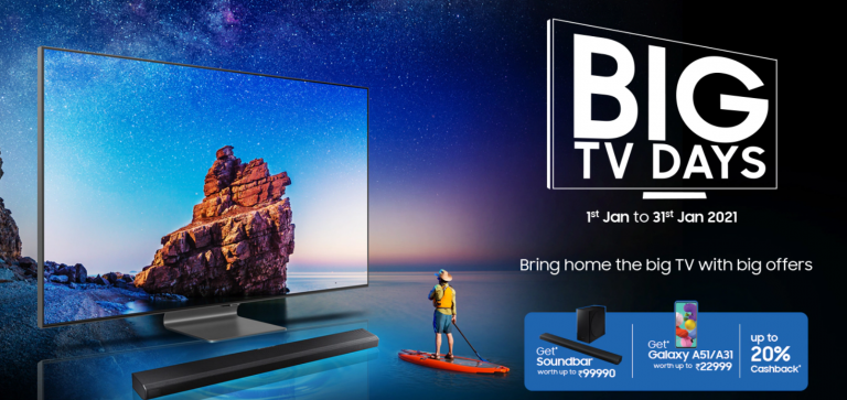 Big TV Days – Samsung welcomes New Year with exciting offers