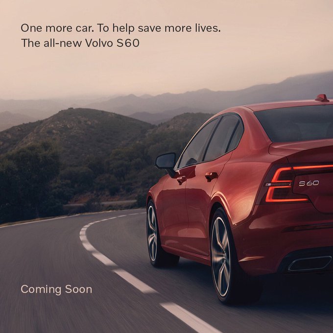 All-new Volvo S60 ad looks odd with ‘saving lives’