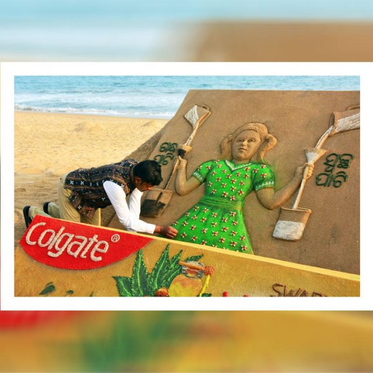 Colgate Vedshakti releases campaign with Sudarsan Pattnaik, ‘Mooh swachh toh aap safe’ 