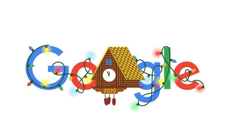 Google Doodle celebrate 2021 New Year with cuckoo clock