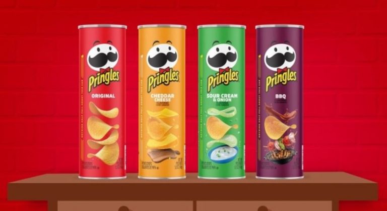 Mr.P gets a new look on Pringle packages