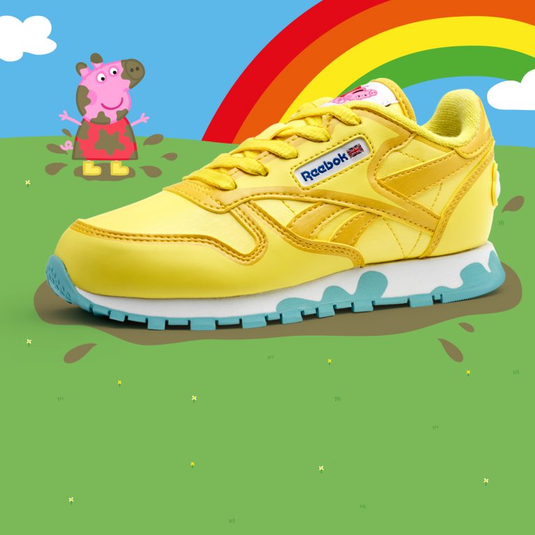 Reebok Releases First-Ever Kids Collaboration with Peppa Pig